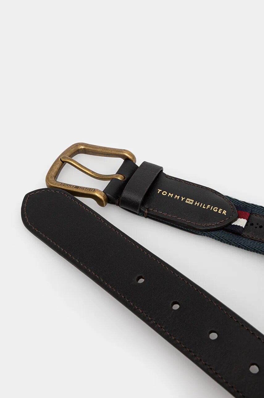 Ремінь Tommy Hilfiger чоловічий колір коричневий AM0AM12812