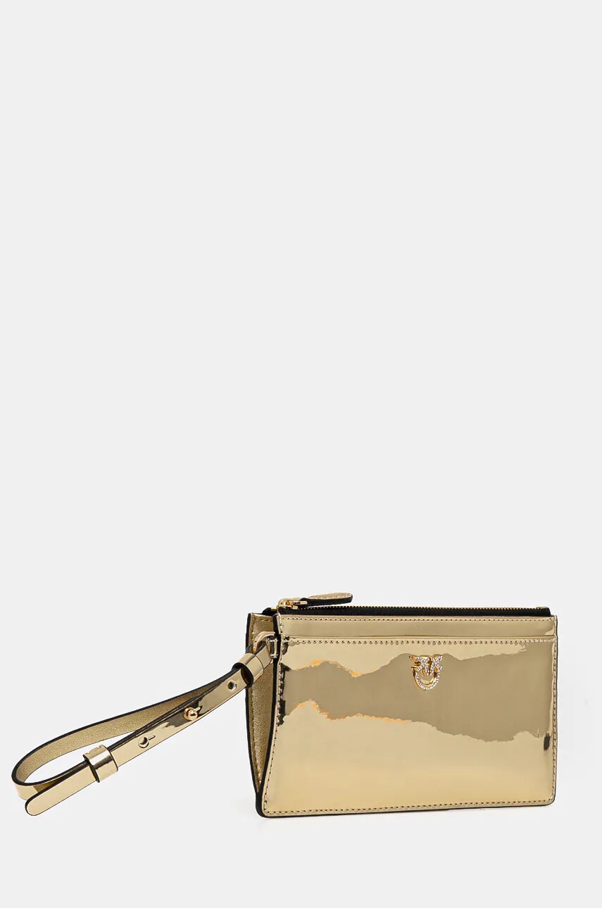 Гаманець Pinko жіночий колір золотий 103611 A1JD