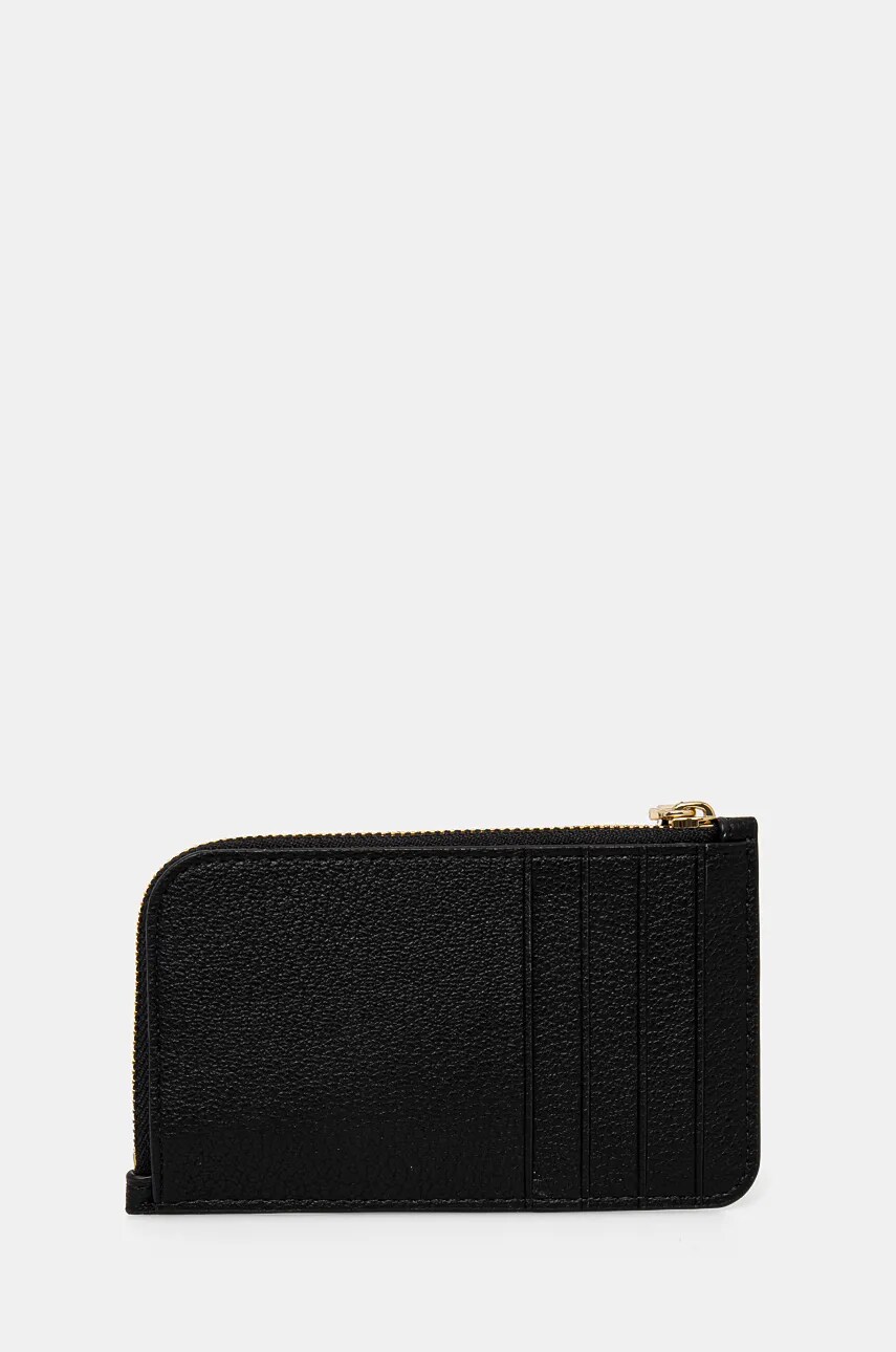 Шкіряний чохол на банківські карти Dkny колір чорний R43ZKF84