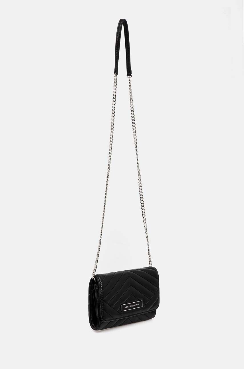 Гаманець Armani Exchange жіночий колір чорний 948481 4R742