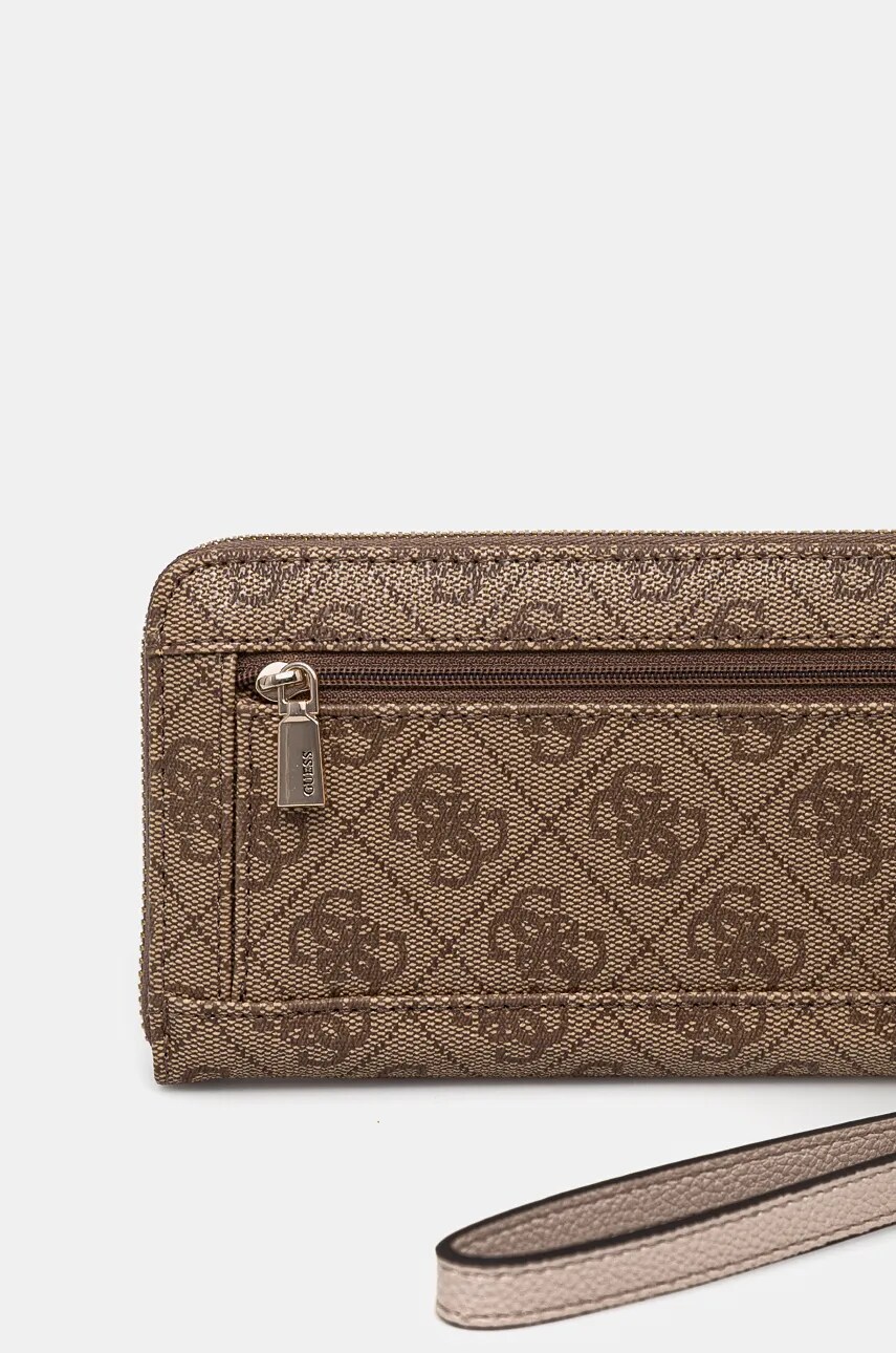 Гаманець Guess LAUREL жіночий колір бежевий SWSG85 00146