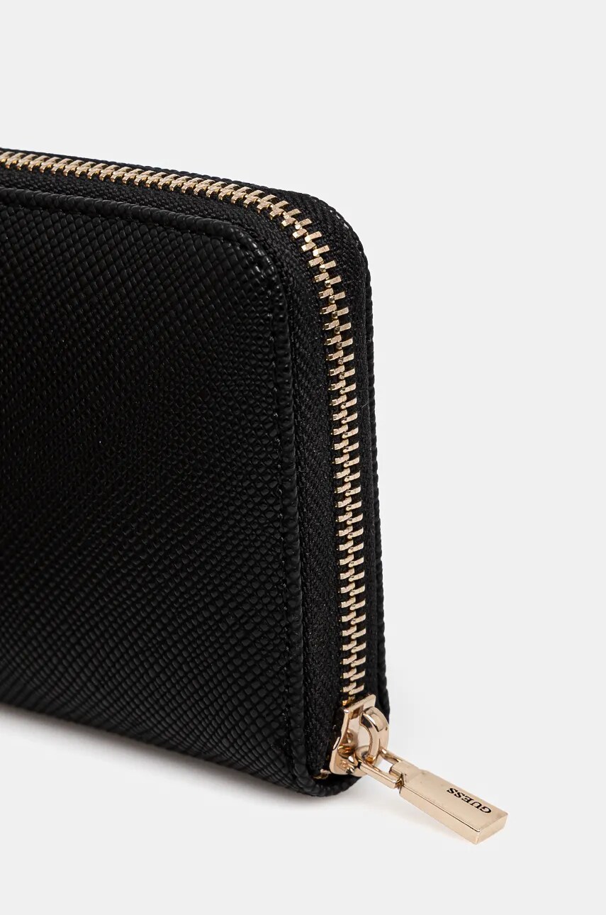 Гаманець Guess LAUREL жіночий колір чорний SWZG85 00137