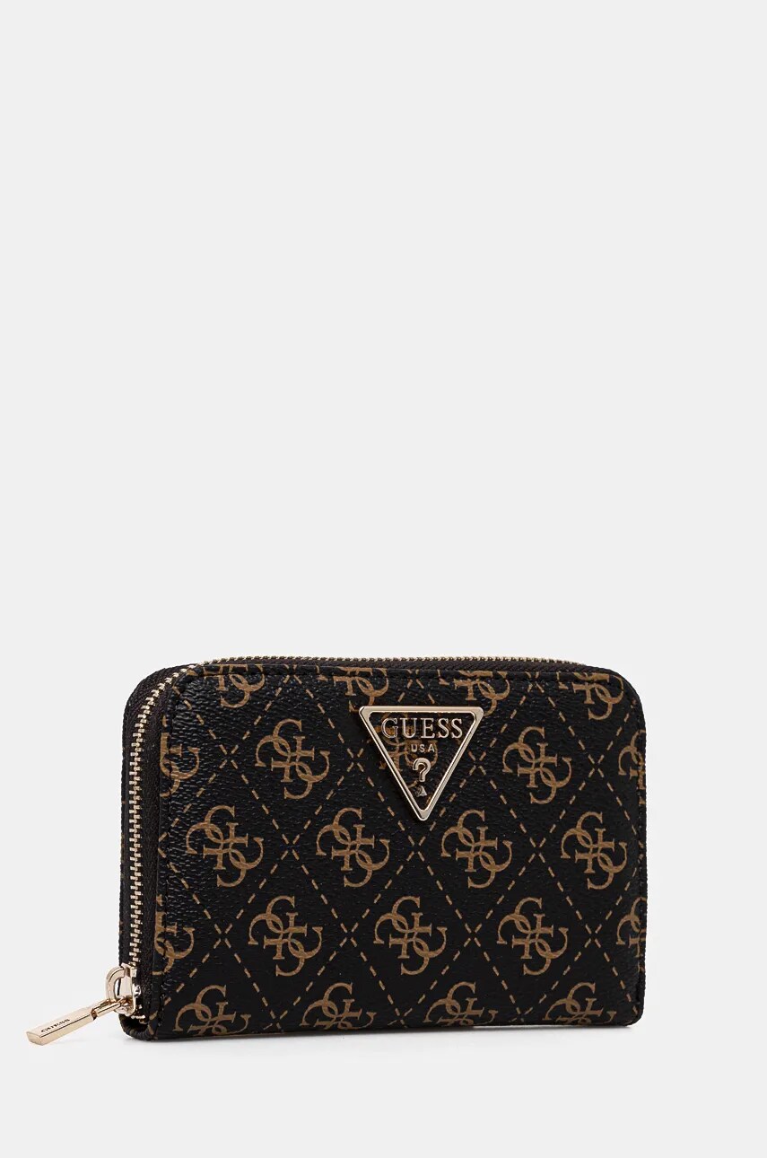 Гаманець Guess LAUREL жіночий колір коричневий SWQE85 00140