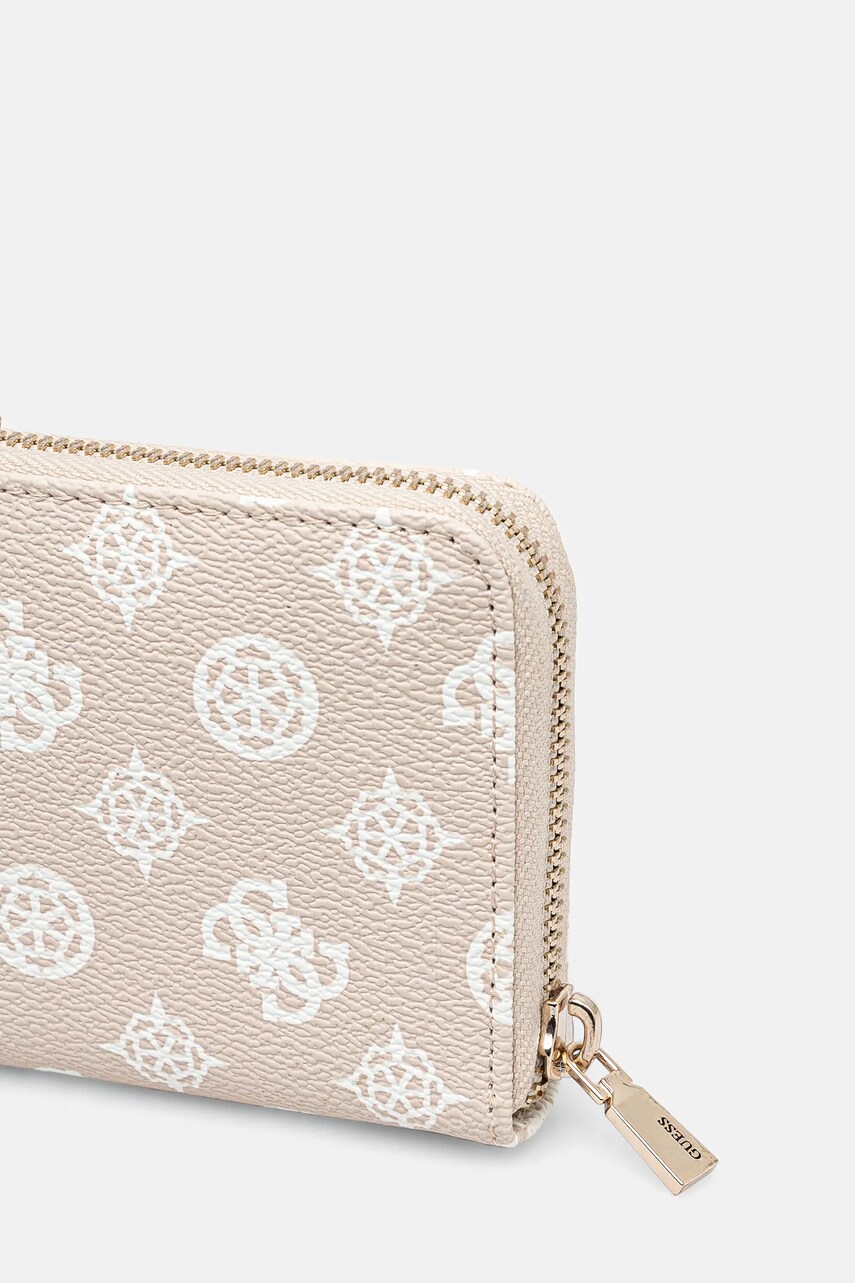 Гаманець Guess LAUREL жіночий колір бежевий SWPG85 00140