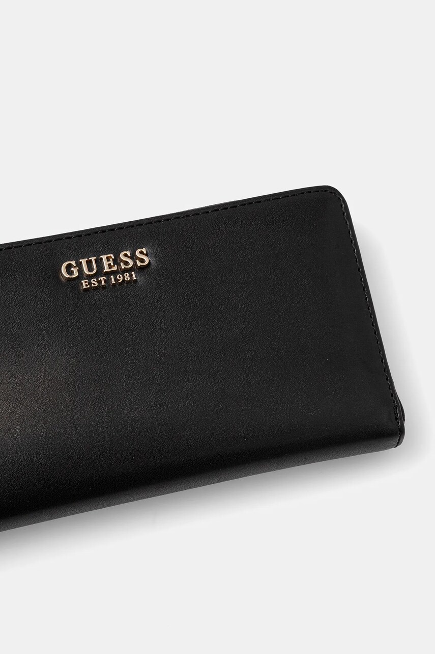 Гаманець Guess LAUREL жіночий колір чорний SWVC85 00163