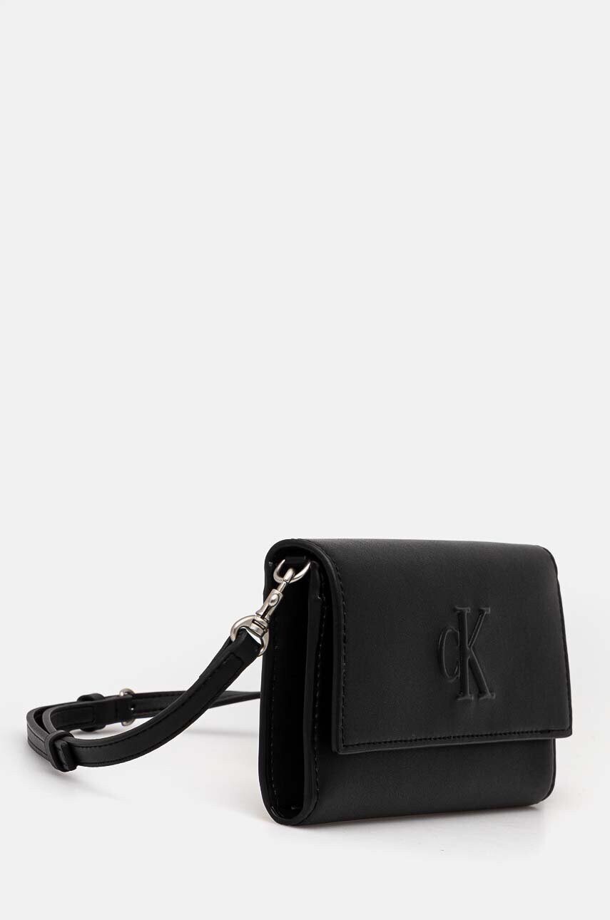 Гаманець Calvin Klein Jeans жіночий колір чорний K60K612742