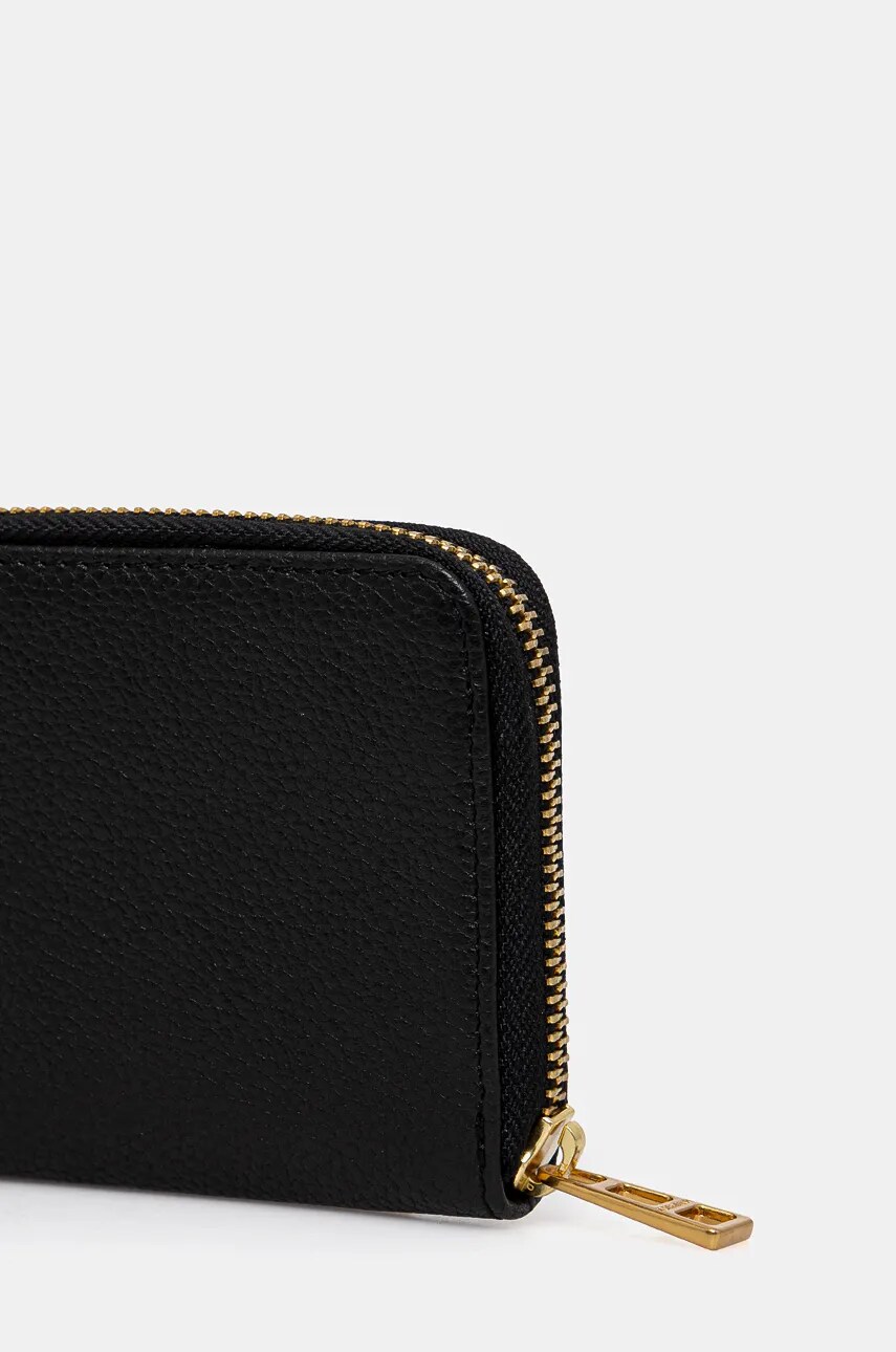 Шкіряний гаманець ZADIG&VOLTAIRE жіночий колір чорний LWSG00004