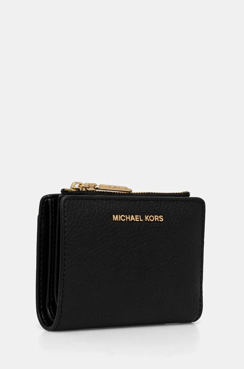 Шкіряний гаманець MICHAEL Michael Kors жіночий колір чорний 32S4G8ED7L
