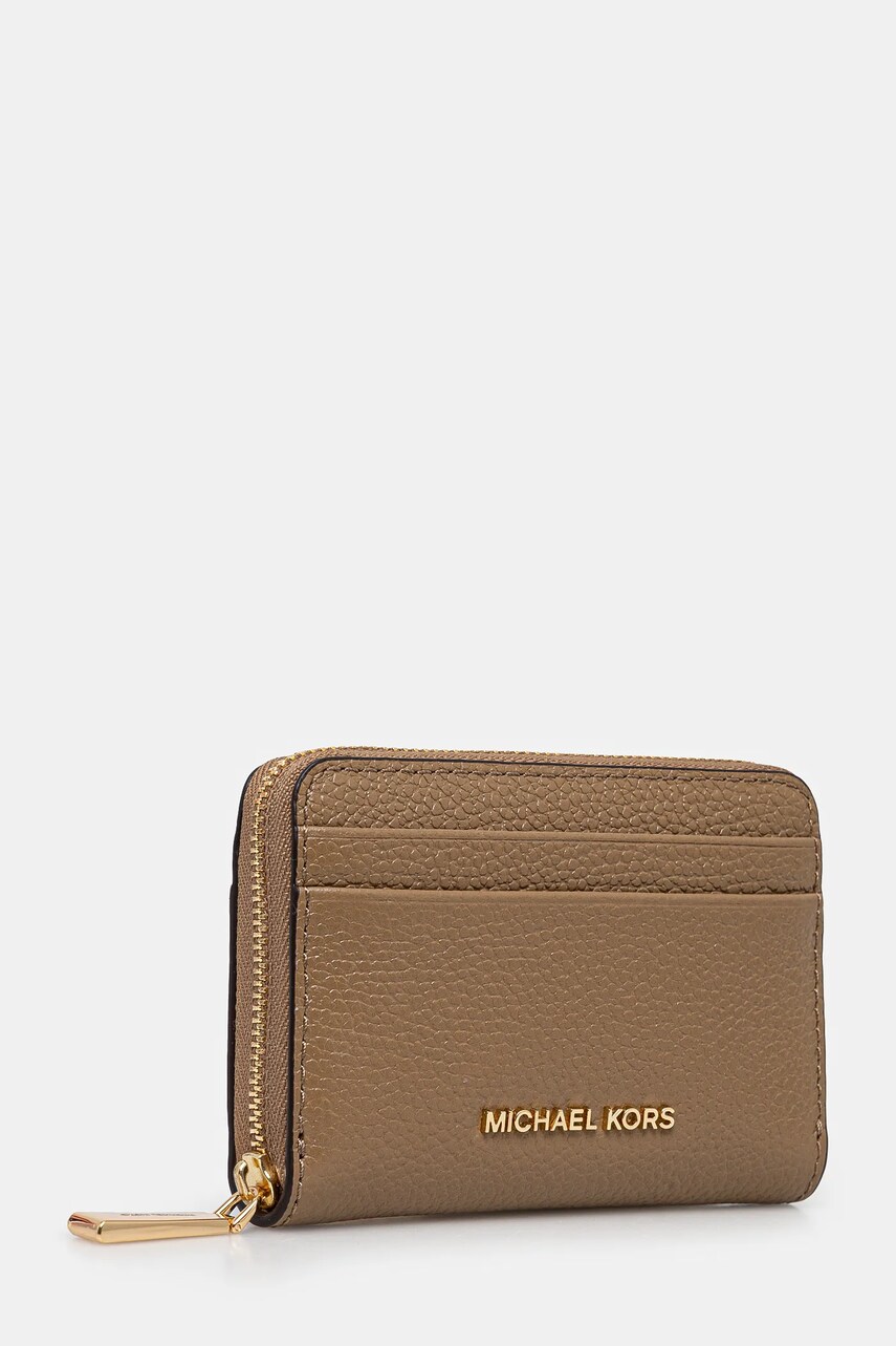 Шкіряний гаманець MICHAEL Michael Kors жіночий колір чорний 32T4GJ6Z5L