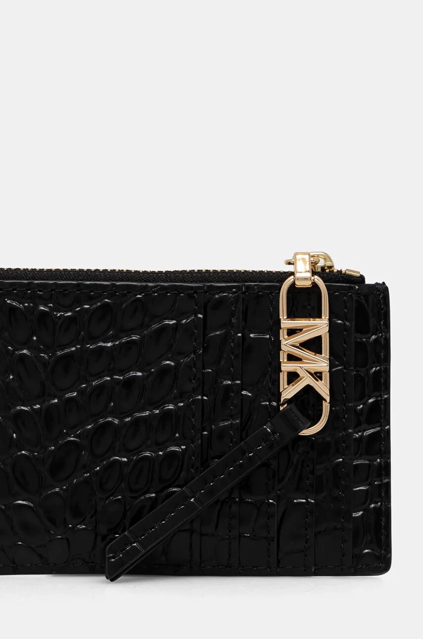 Шкіряний гаманець MICHAEL Michael Kors жіночий колір чорний 32F4G8ED1E