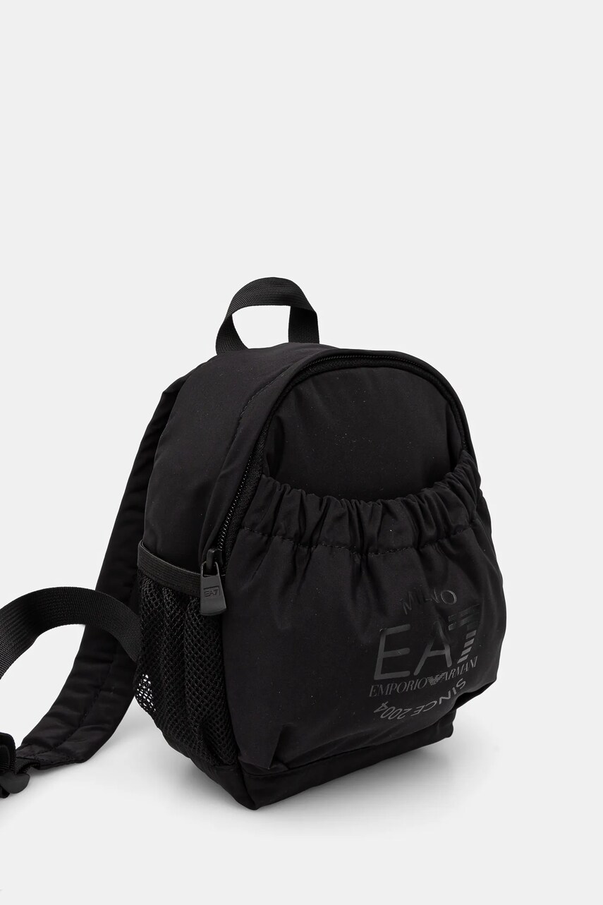 Рюкзак EA7 Emporio Armani жіночий колір чорний малий однотонний AF10251.7W000010