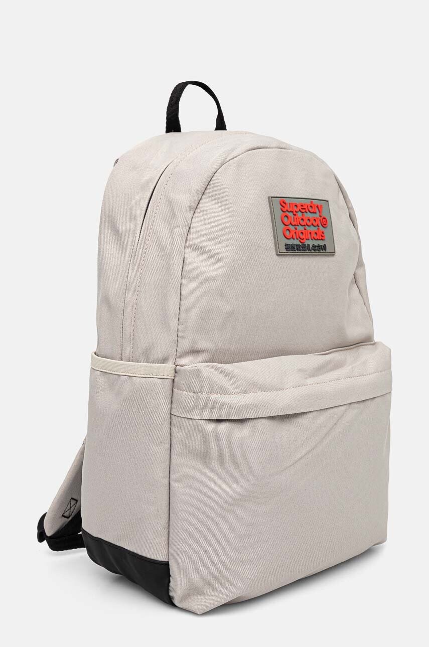 Рюкзак Superdry жіночий колір сірий великий з аплікацією W9110374A-8PV