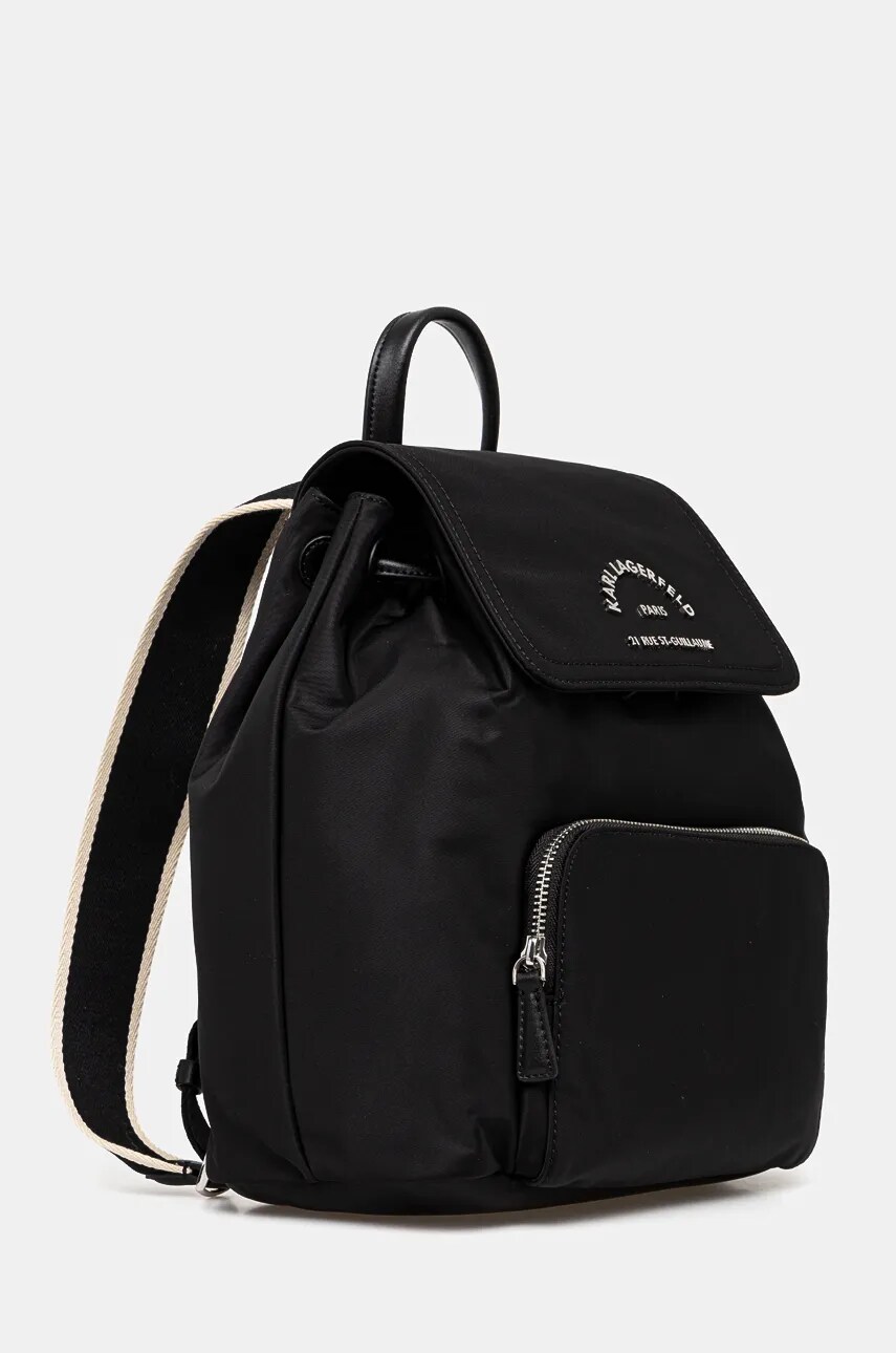 Рюкзак Karl Lagerfeld жіночий колір чорний малий однотонний 246W3057