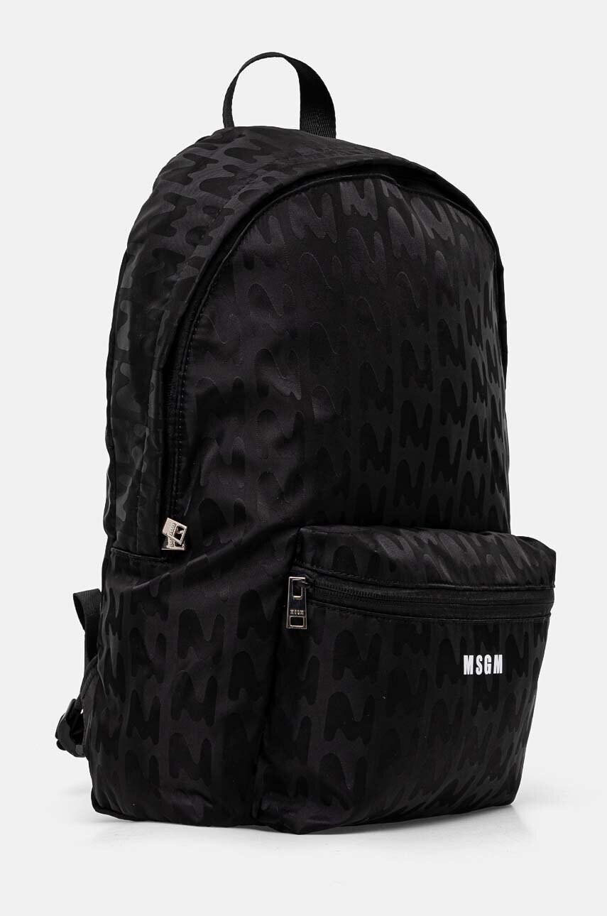 Рюкзак MSGM чоловічий колір чорний великий візерунок 3740MZ38.640