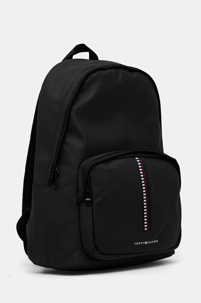 Рюкзак Tommy Hilfiger чоловічий колір чорний великий однотонний AM0AM12732