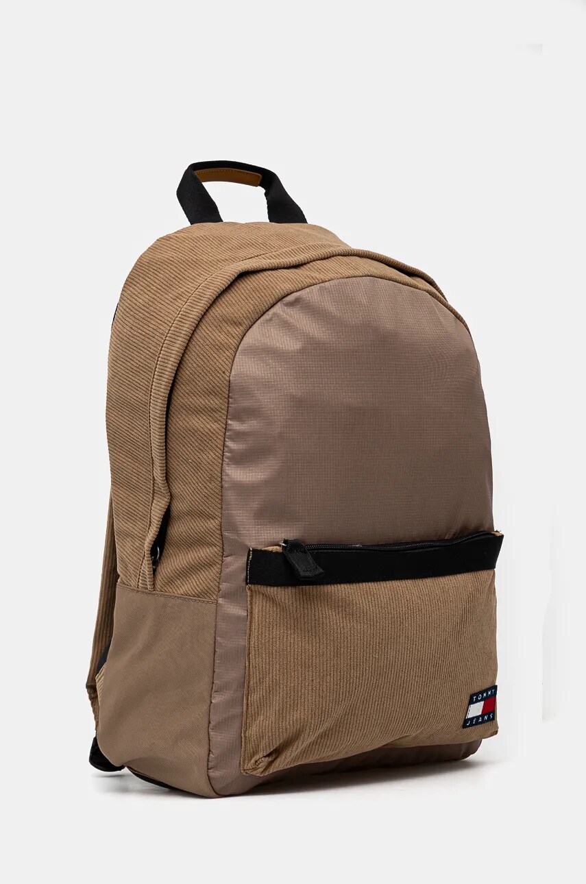 Рюкзак Tommy Jeans чоловічий колір зелений великий однотонний AM0AM12619