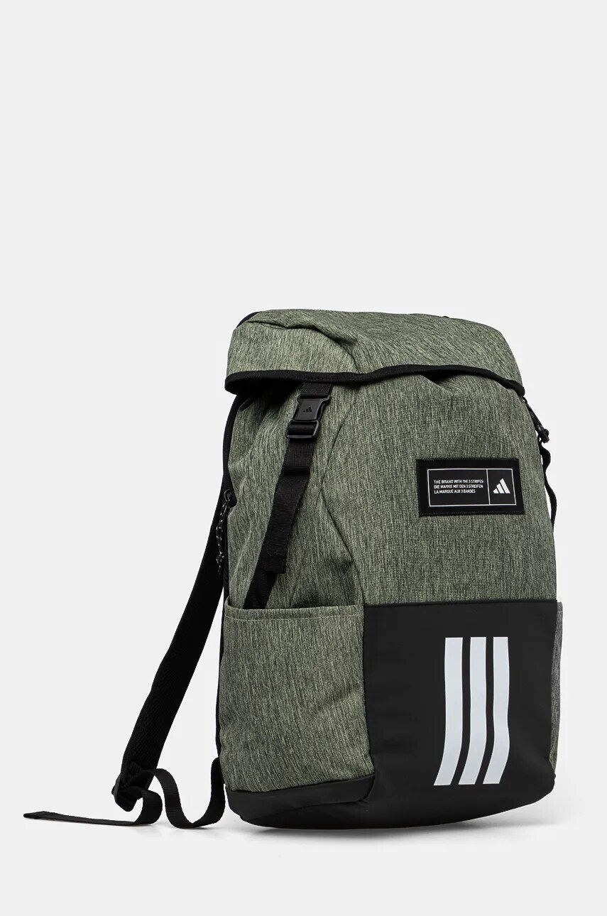 Рюкзак adidas 4athlts колір зелений великий з принтом IZ1912