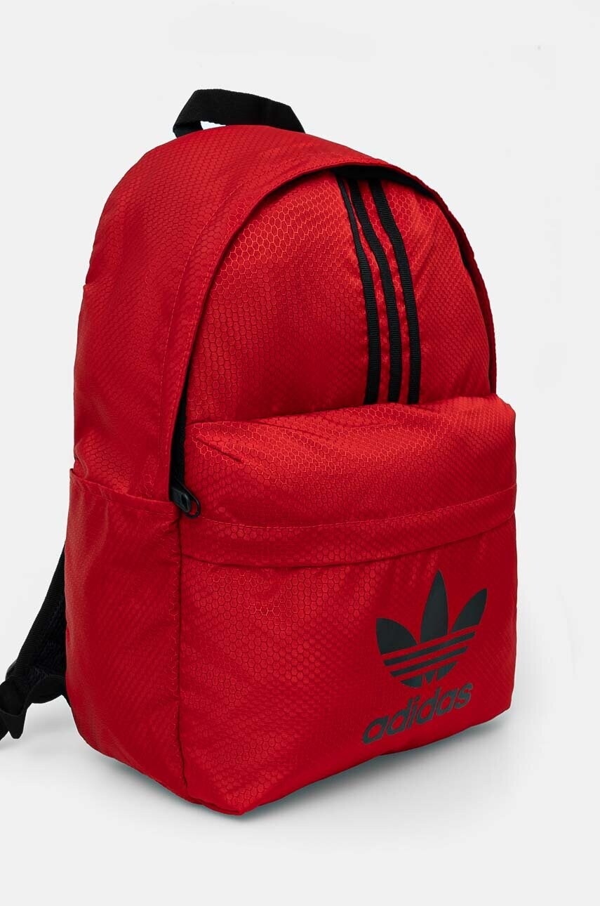 Рюкзак adidas Originals Adicolor колір червоний великий з принтом JE4034