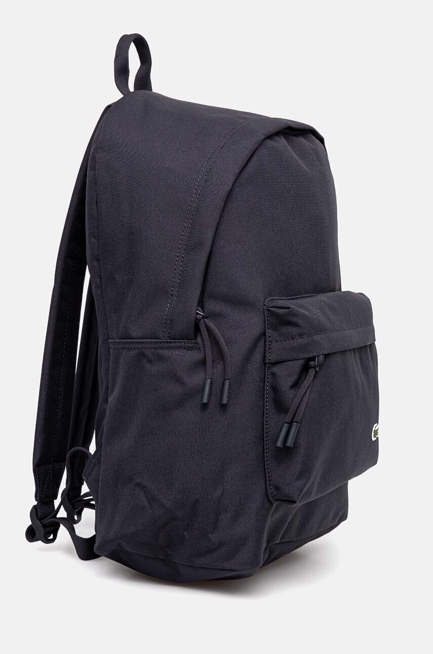 Рюкзак Lacoste колір синій великий однотонний NU4592NE
