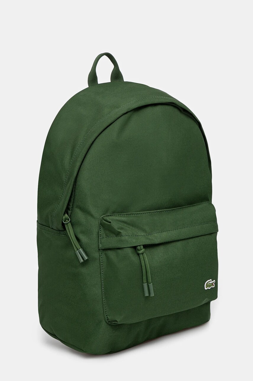 Рюкзак Lacoste колір чорний великий однотонний NU4592NE