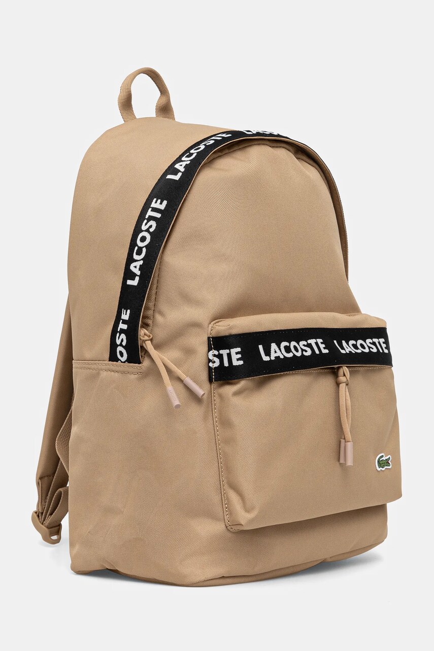 Рюкзак Lacoste колір зелений великий з аплікацією NU4685NZ