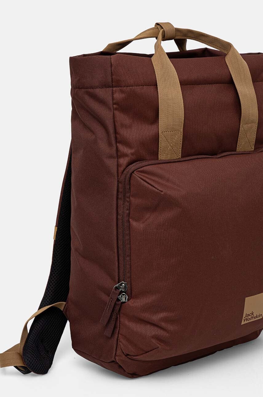Рюкзак Jack Wolfskin Hoellenberg колір бордовий великий однотонний 2020281