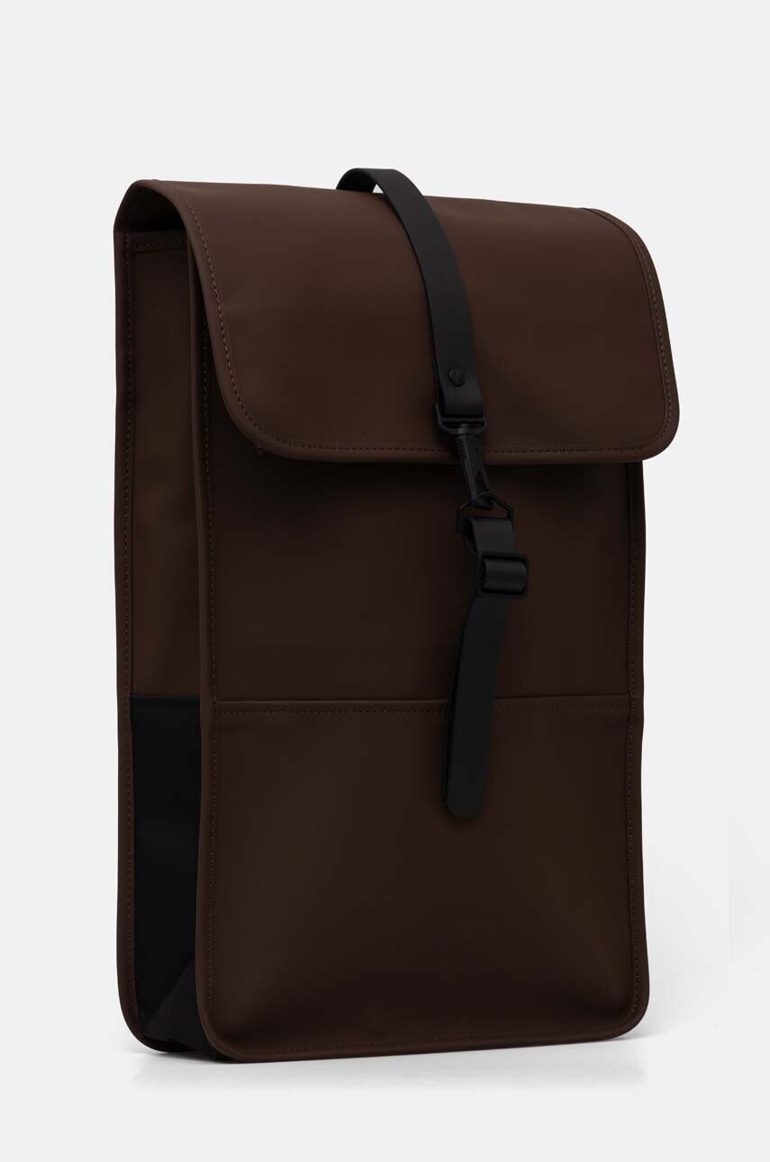 Рюкзак Rains Backpack W3 колір коричневий великий однотонний 13000-23