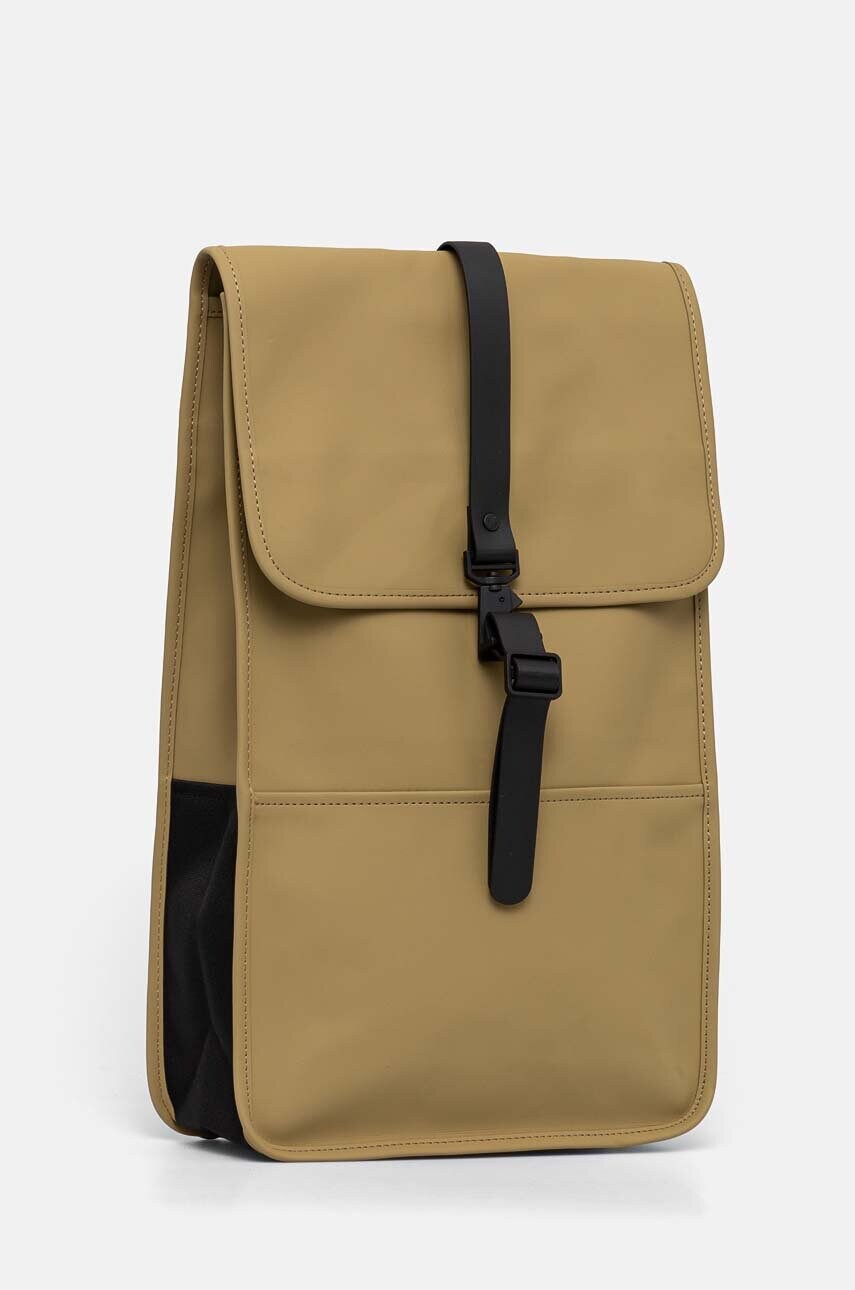 Рюкзак Rains Backpack W3 колір зелений великий однотонний 13000-44