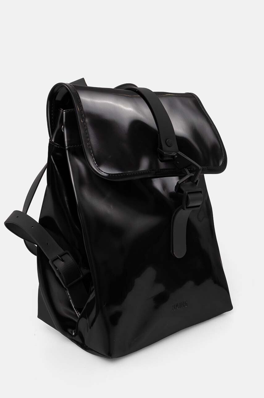 Рюкзак Rains Bucket Backpack W3 колір чорний великий однотонний 13040-29