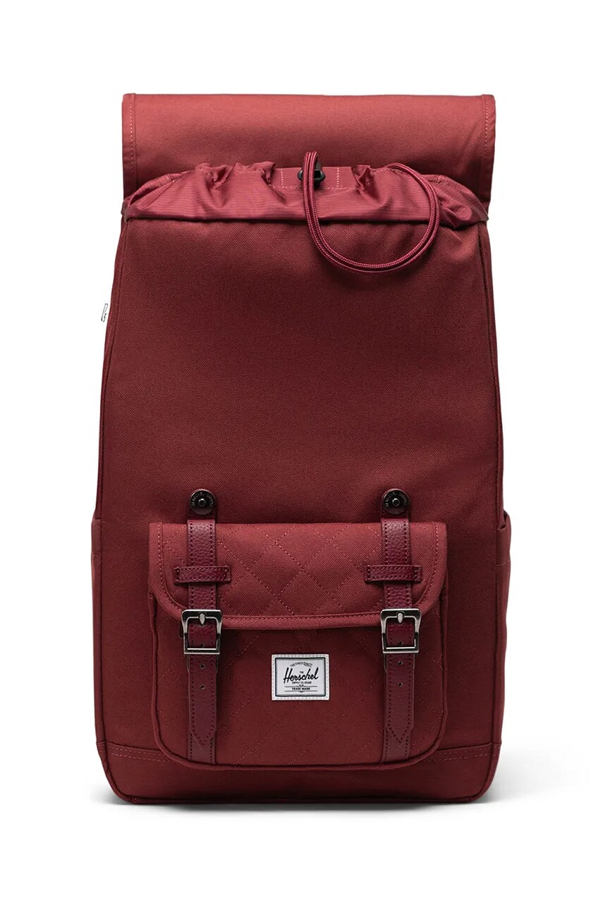 Рюкзак Herschel Little America колір бордовий великий однотонний 11391-06501-OS