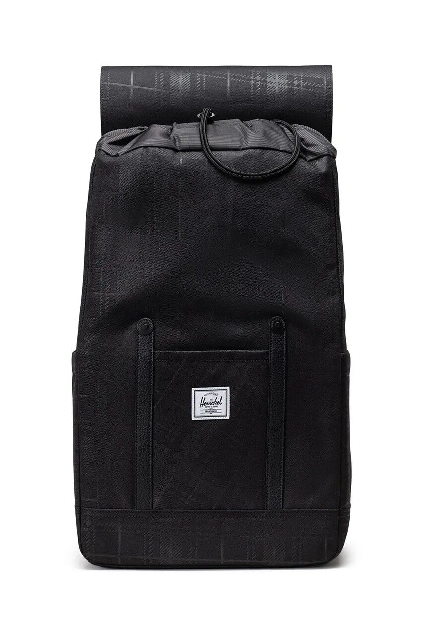 Рюкзак Herschel Retreat Backpack колір чорний великий однотонний 11397-06495-OS