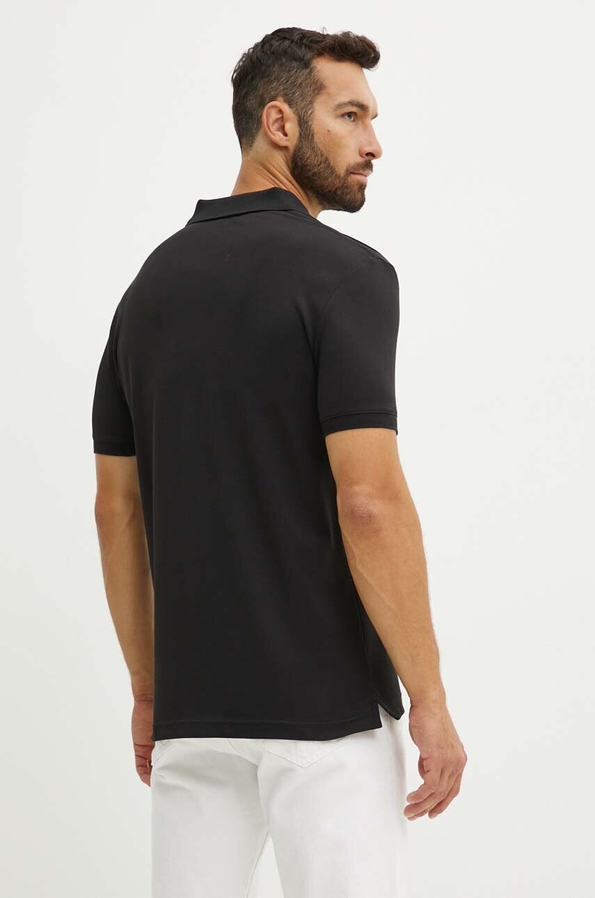 Поло Calvin Klein Jeans чоловіче колір чорний з аплікацією J30J325664