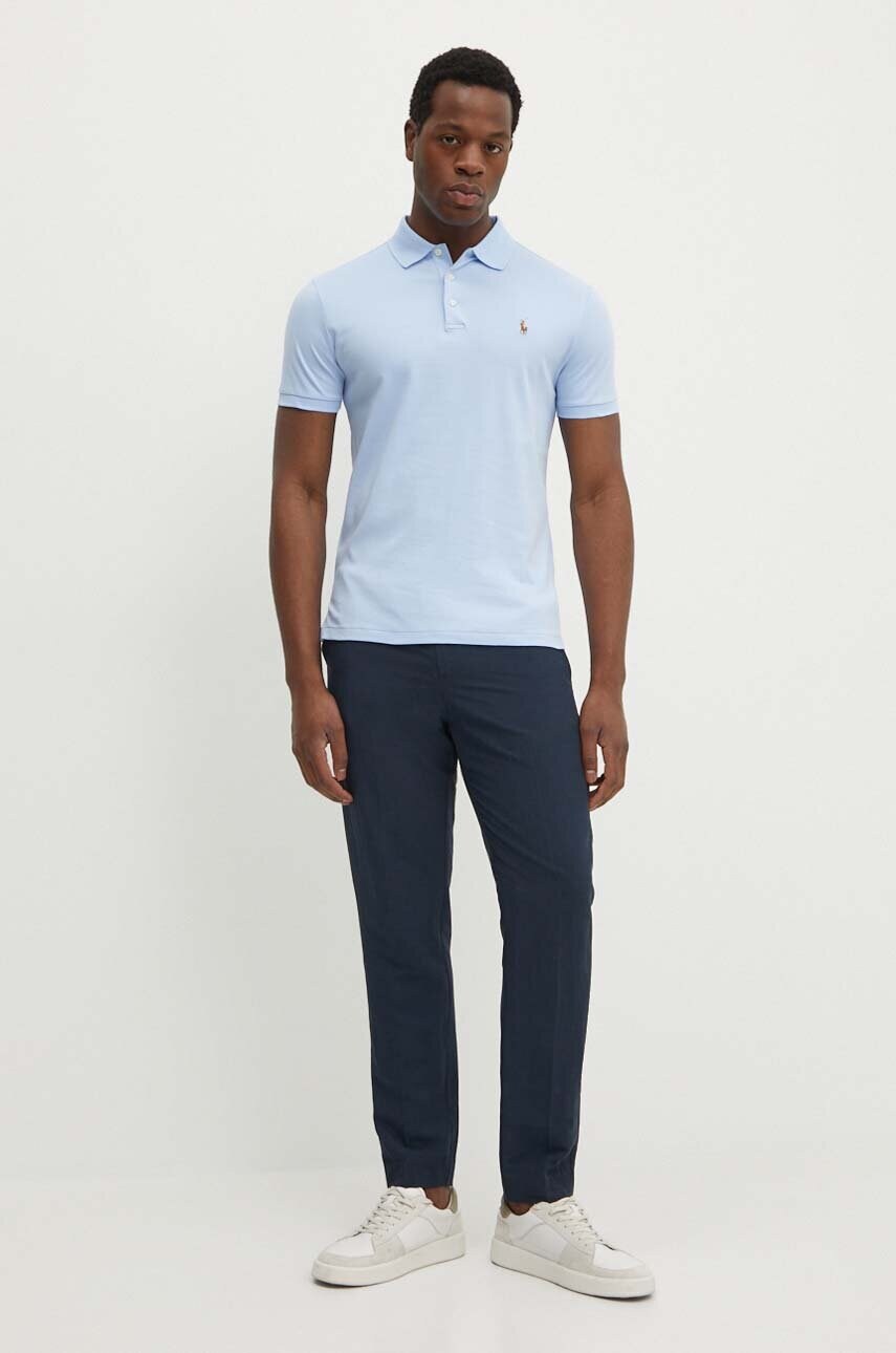 Купити Бавовняне поло Polo Ralph Lauren однотонне 710713130 – головне зображення