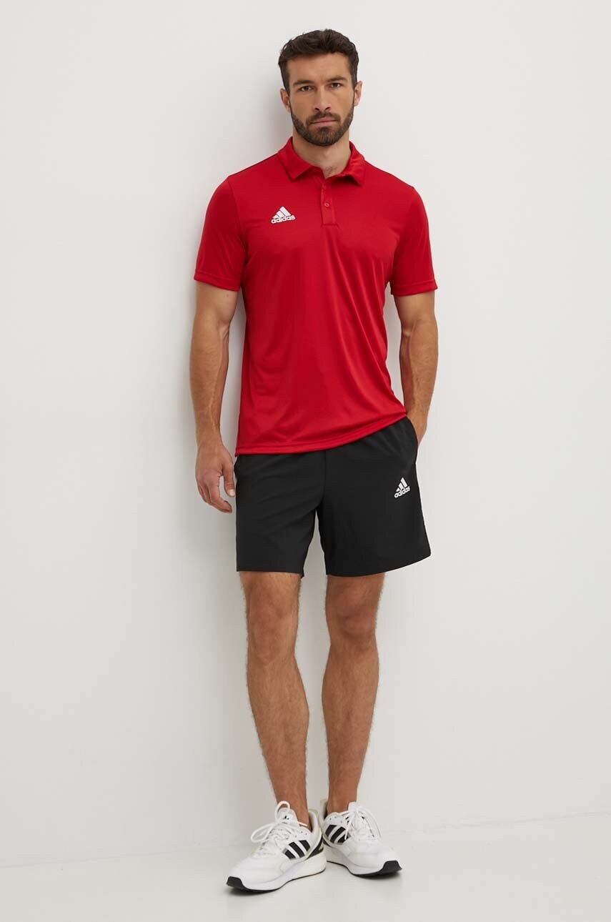Поло для тренувань adidas Performance Entrada 22 колір червоний однотонне H57489