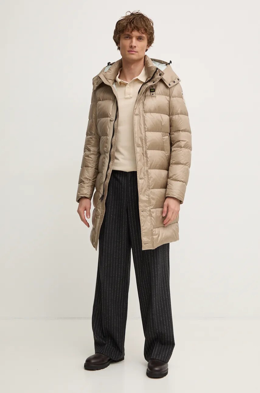 Бавовняний лонгслів Pepe Jeans NEW OLIVER GD LS колір бежевий однотонний PM542213