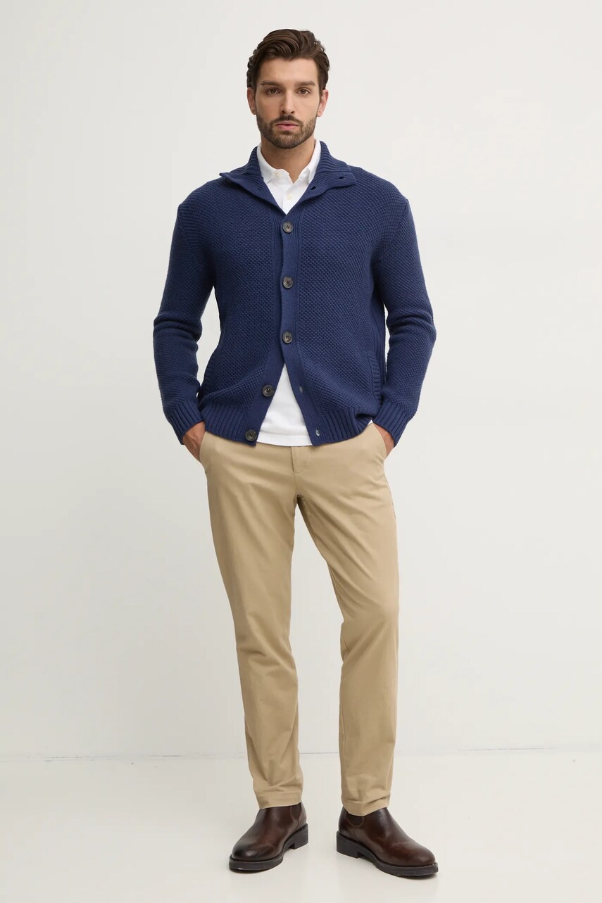 Поло Tommy Hilfiger чоловічий колір білий з аплікацією MW0MW38130