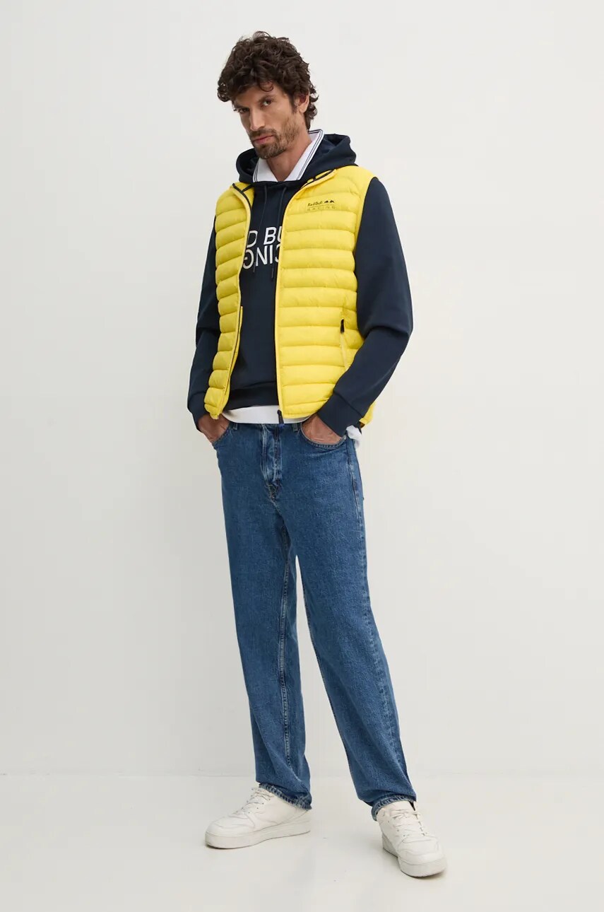 Поло Red Bull Racing x Pepe Jeans Red Bull Racing x Pepe Jeans чоловіче колір білий з принтом RM540001