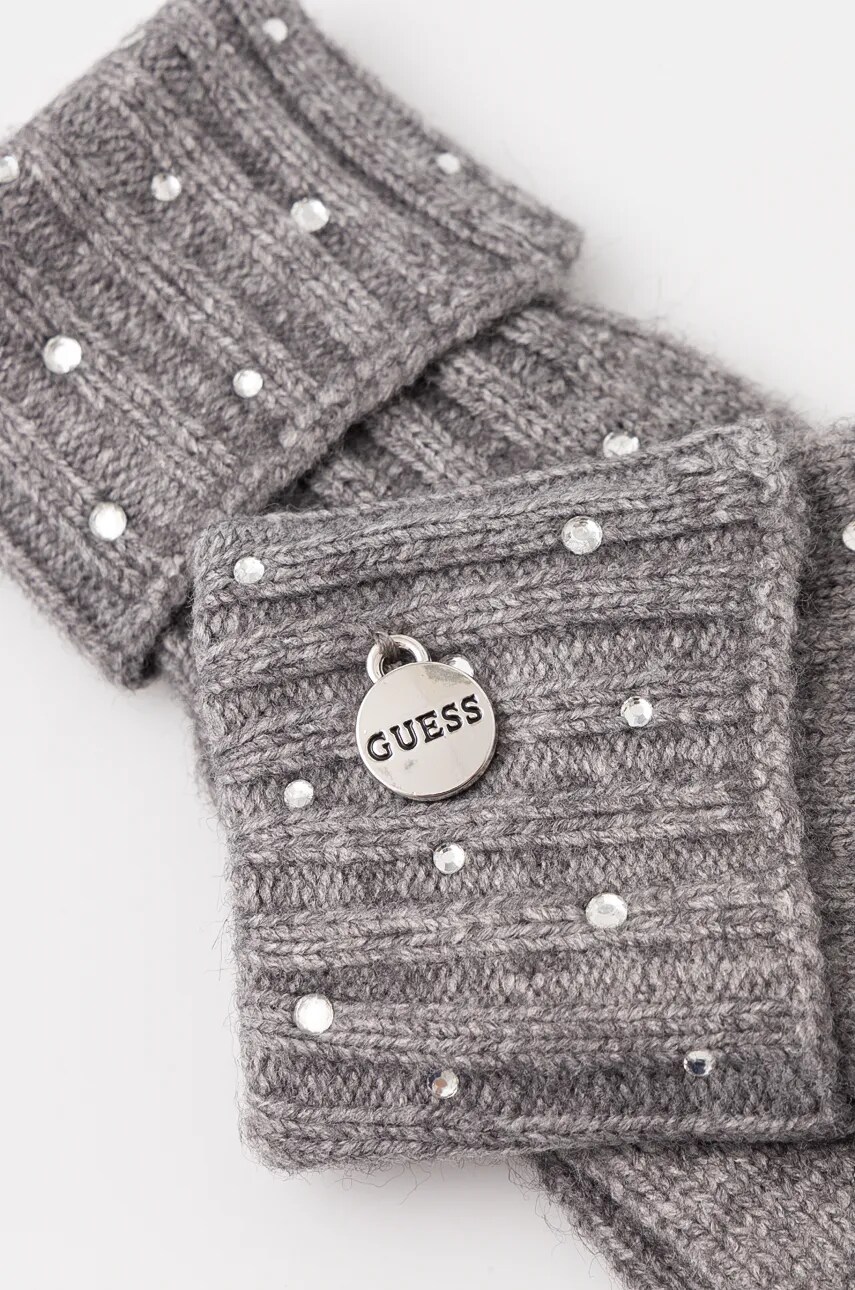 Рукавички Guess жіночі колір сірий AW5215 POL02