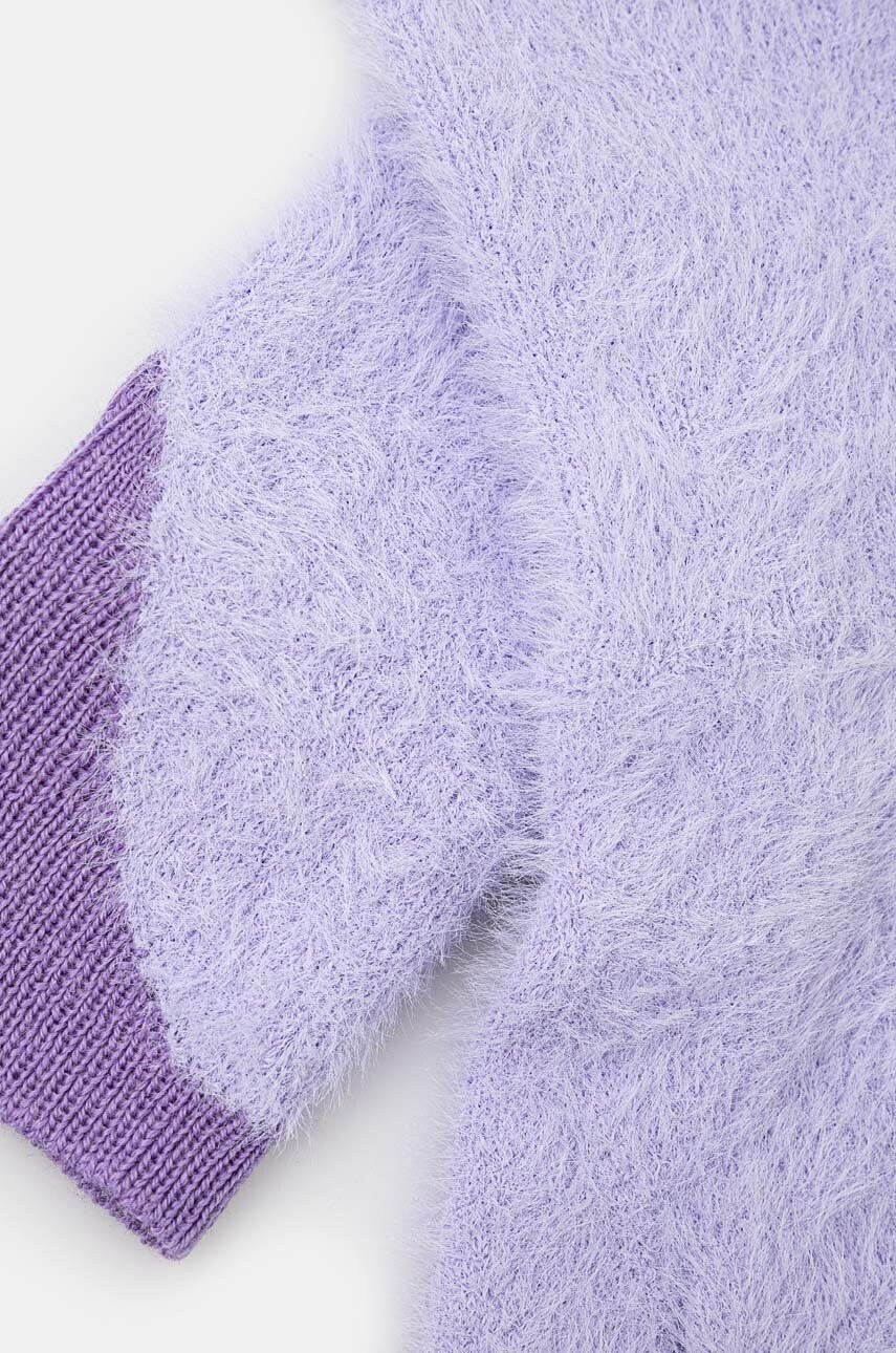 Рукавички з домішкою вовни MM6 Maison Margiela колір фіолетовий S62TS0062.M13073