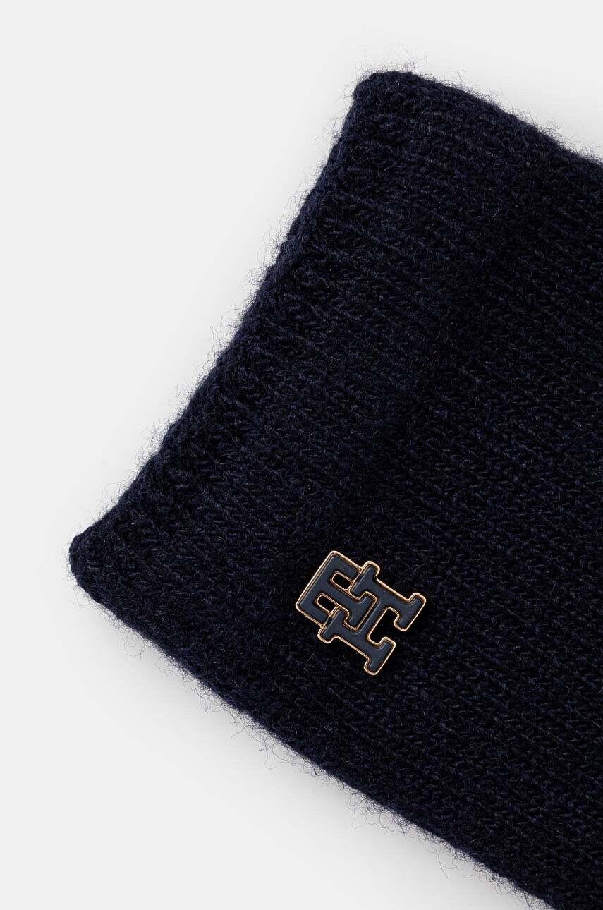 Рукавички Tommy Hilfiger жіночі колір синій AW0AW16656