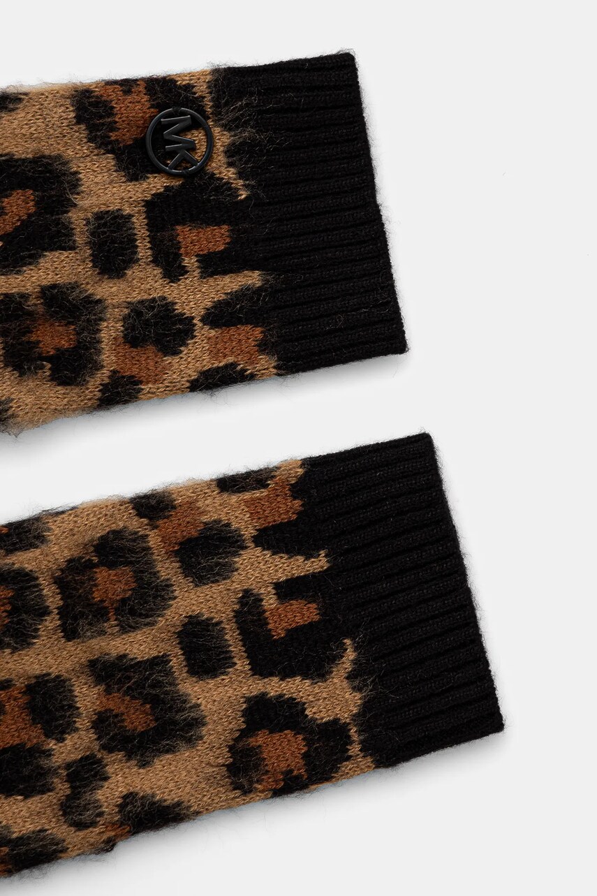 Рукавички MICHAEL Michael Kors жіночі колір коричневий 539860