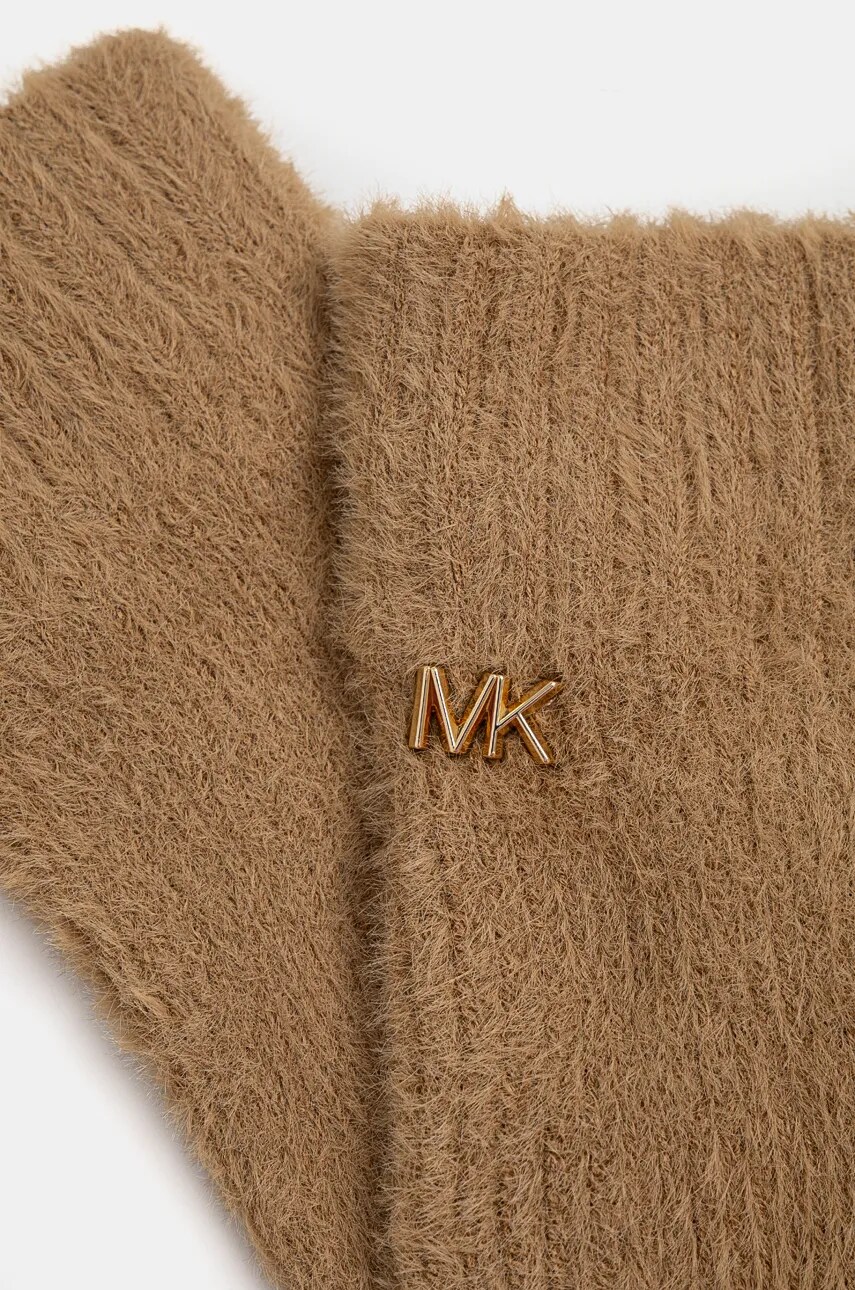 Рукавички MICHAEL Michael Kors жіночі колір коричневий 539839