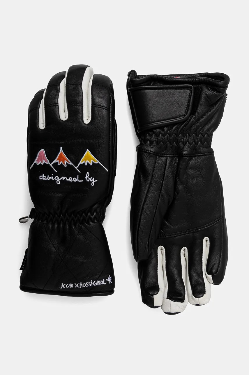 Лижні рукавички Rossignol Sublime Leather IMPR x JCC колір чорний RLNWG12