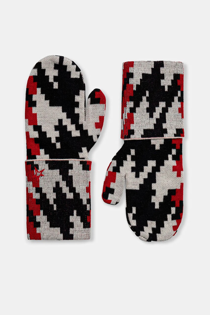 Рукавиці Perfect Moment Houndstooth Apres колір білий U8000169