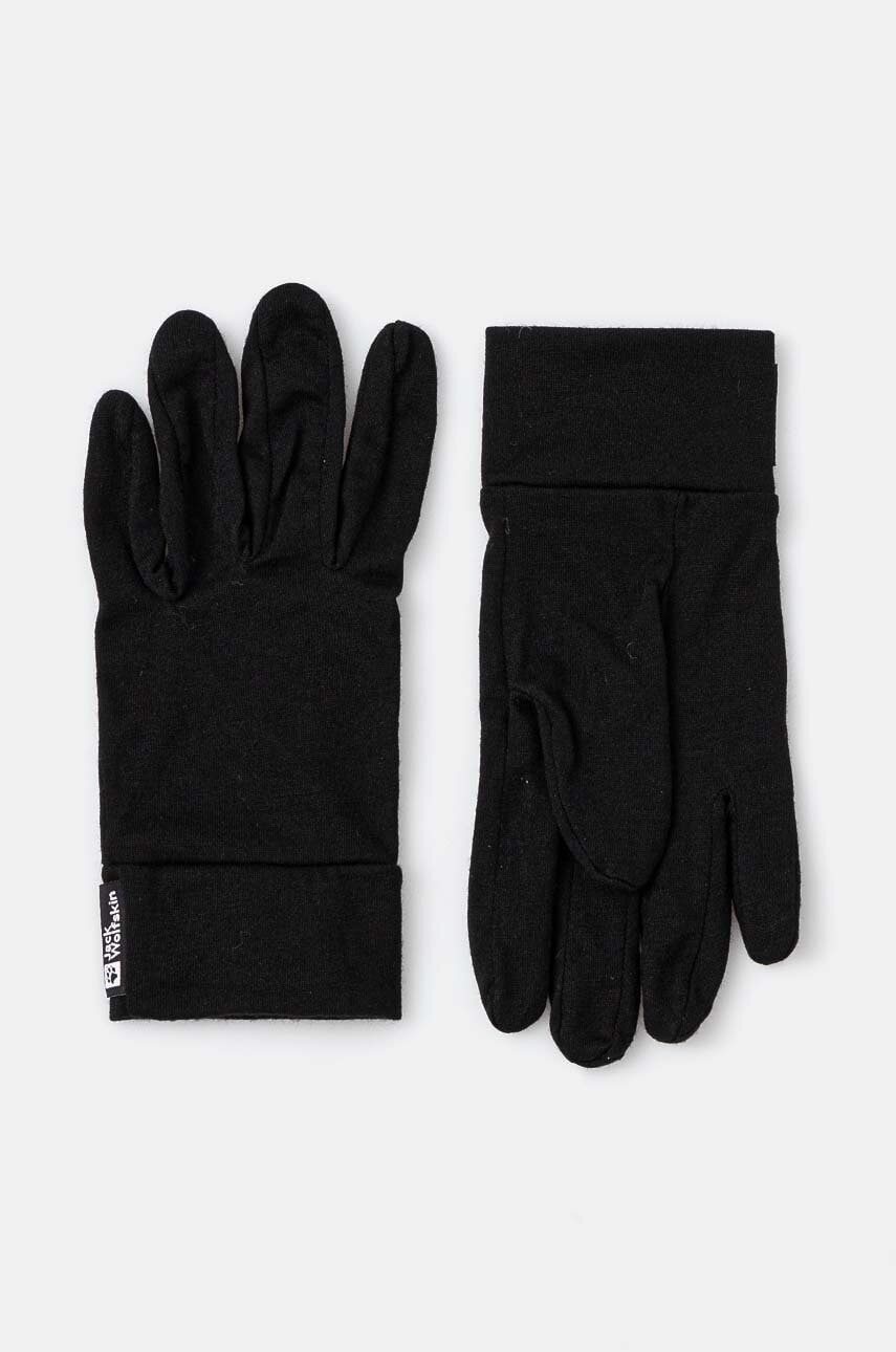Рукавички Jack Wolfskin колір чорний 1911621