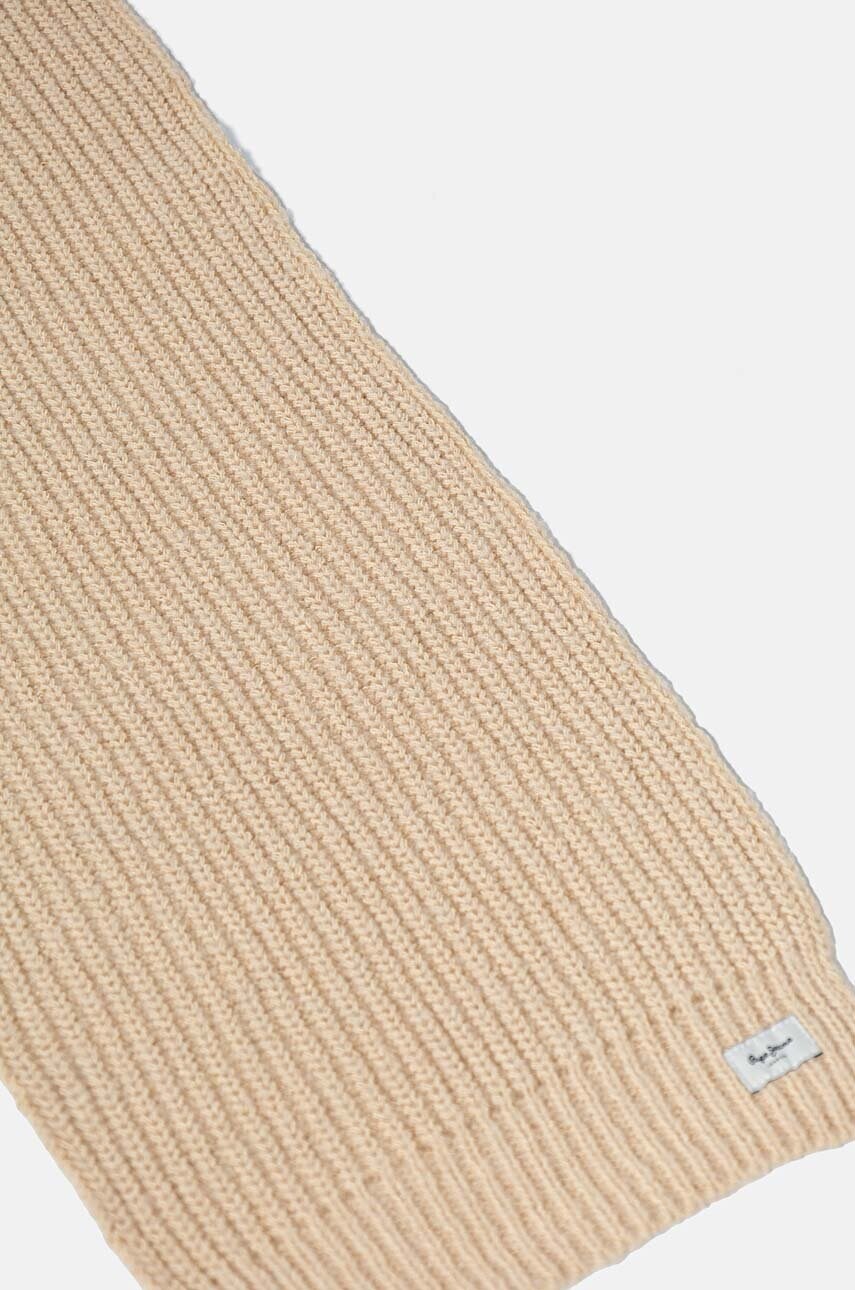 Шарф Pepe Jeans WENEBA SCARF жіночий колір бежевий однотонний PL060197
