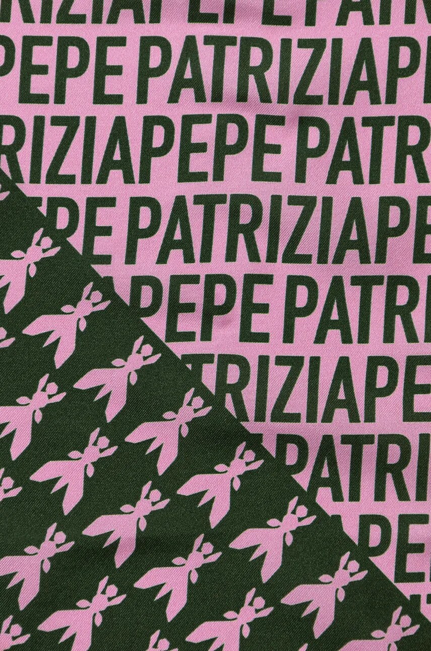 Хустка Patrizia Pepe жіноча колір зелений візерунок 8F0016 A4X1