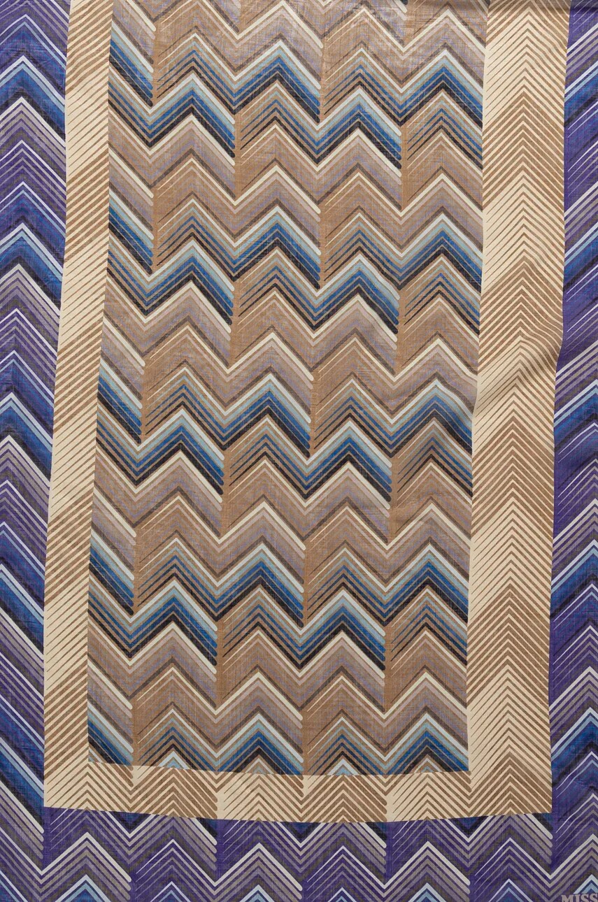 Шовкова шаль Missoni візерунок SAXRSLD9777
