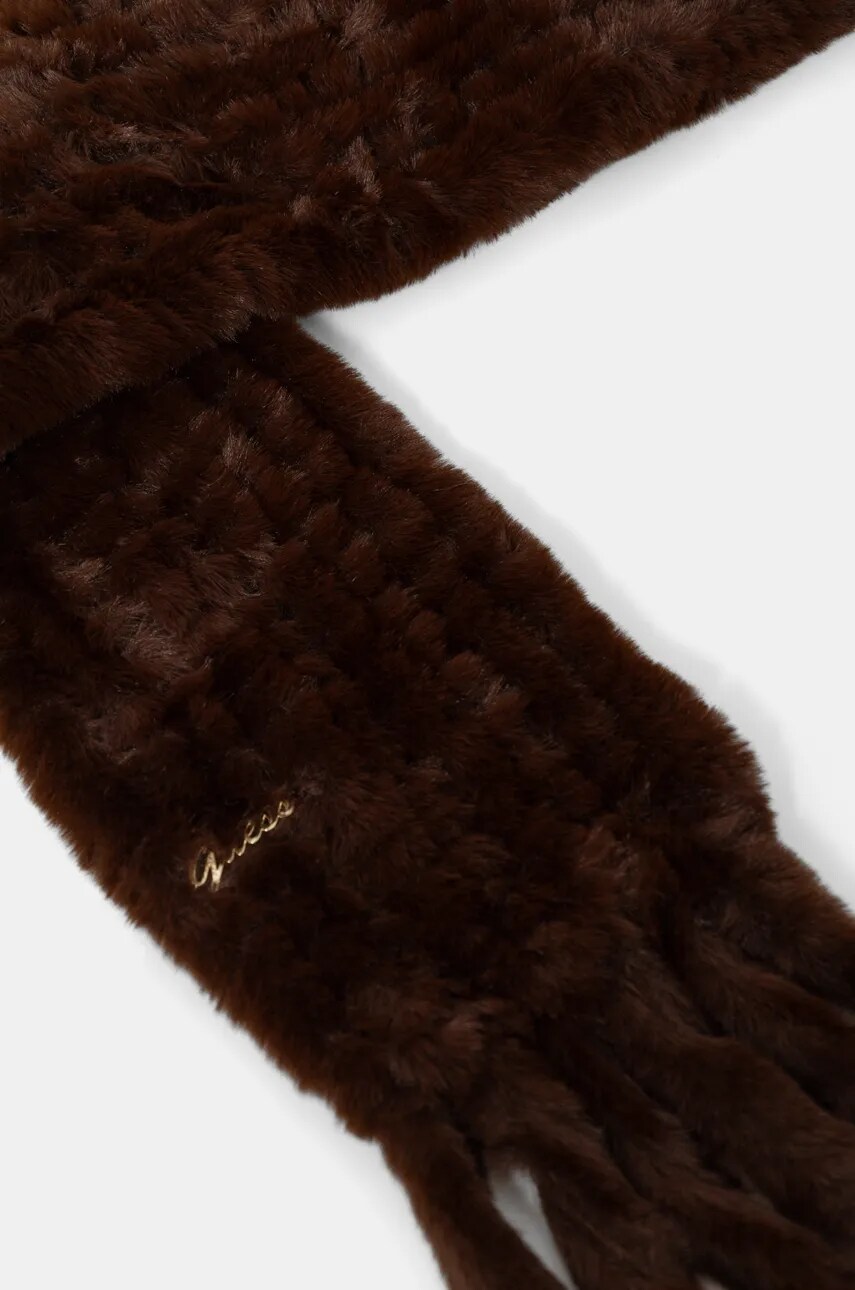 Шарф Guess CECILIA жіночий колір коричневий однотонний W4BZ99 WGU30