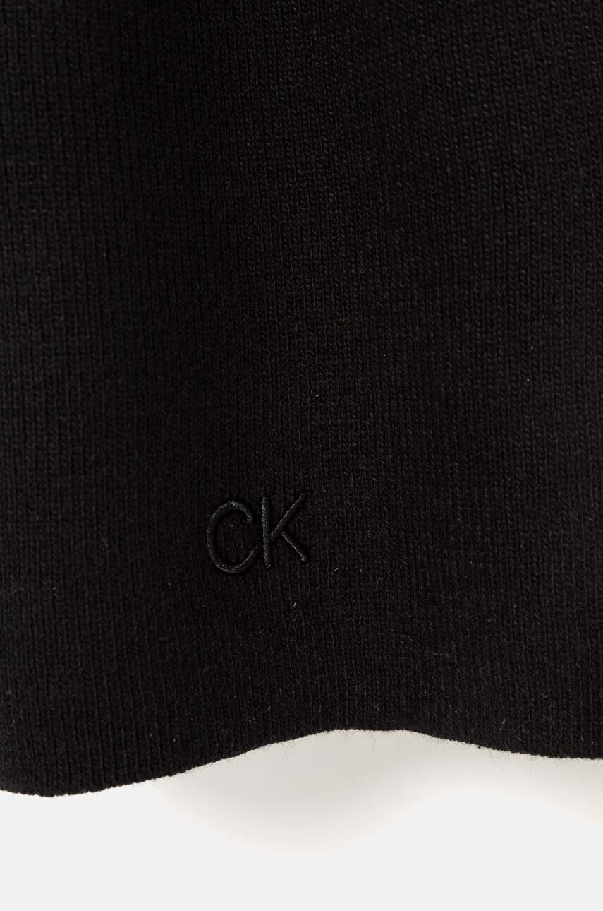 Шарф Calvin Klein жіночий колір чорний однотонний K60K612601